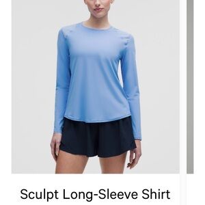 Lululemon Athletica Sculpt Long Sleeve Tee